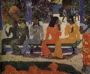 Paul Gauguin Market painting